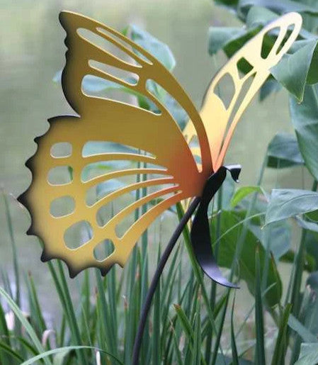 Unique butterfly plant stake decoration on sale