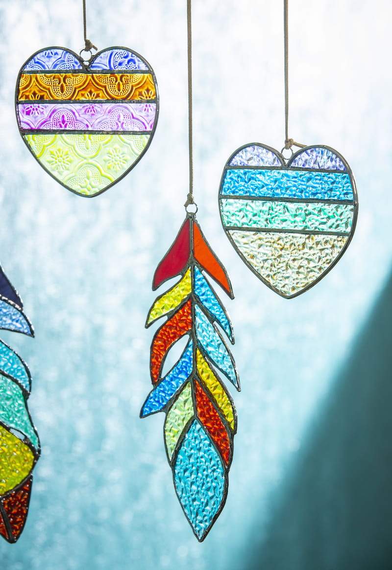 Stained glass wind chimes cheapest