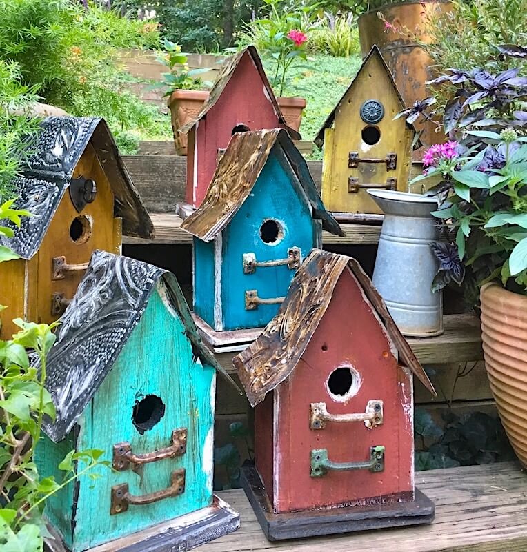 Bird house hand popular made reclaimed wood