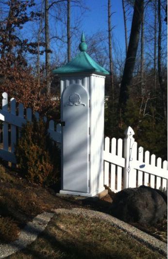 Copper Roof Bird Feeders & Matching Garden Shed