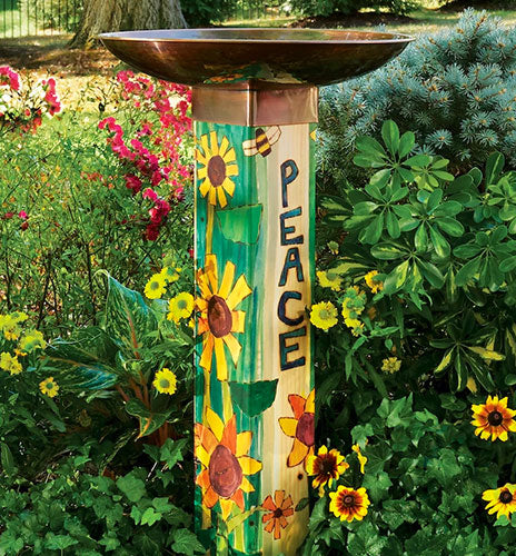 Staked & Pedestal Bird Baths