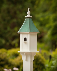 Copper Roof Birdhouse 28x10- 1 Perch