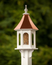 Copper Roof Gazebo Bird Feeder - 28x10