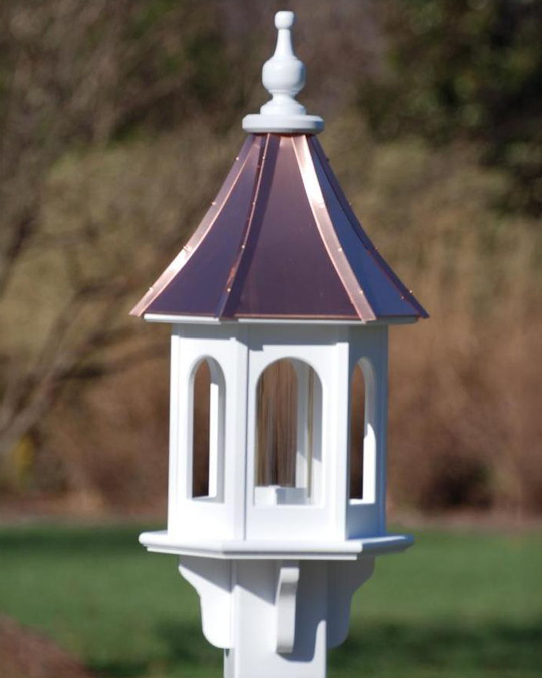 Copper Roof Gazebo Bird Feeder - 28x10