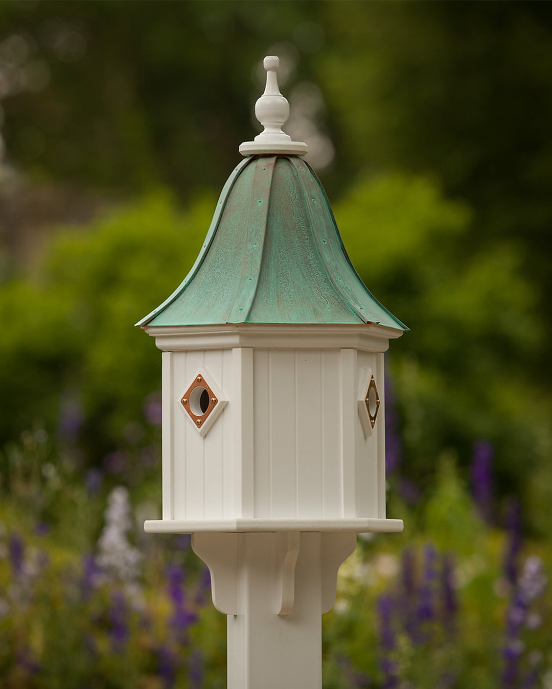 Copper Roof Birdhouse 28x12- 3 Portals