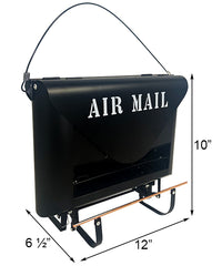 Black Air Mail Squirrel Resistant Birdfeeder