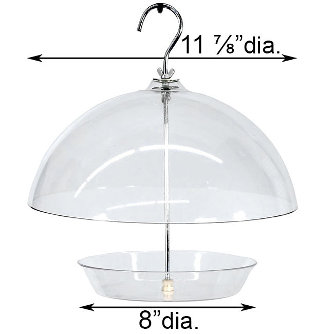 Clear Domed Wild Bird Feeder