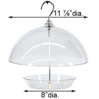 Clear Domed Wild Bird Feeder