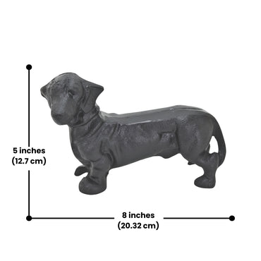 Cute dachshund door stop for holding doors open