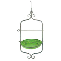 Decorative antique hanging feeder designed for fruit slices