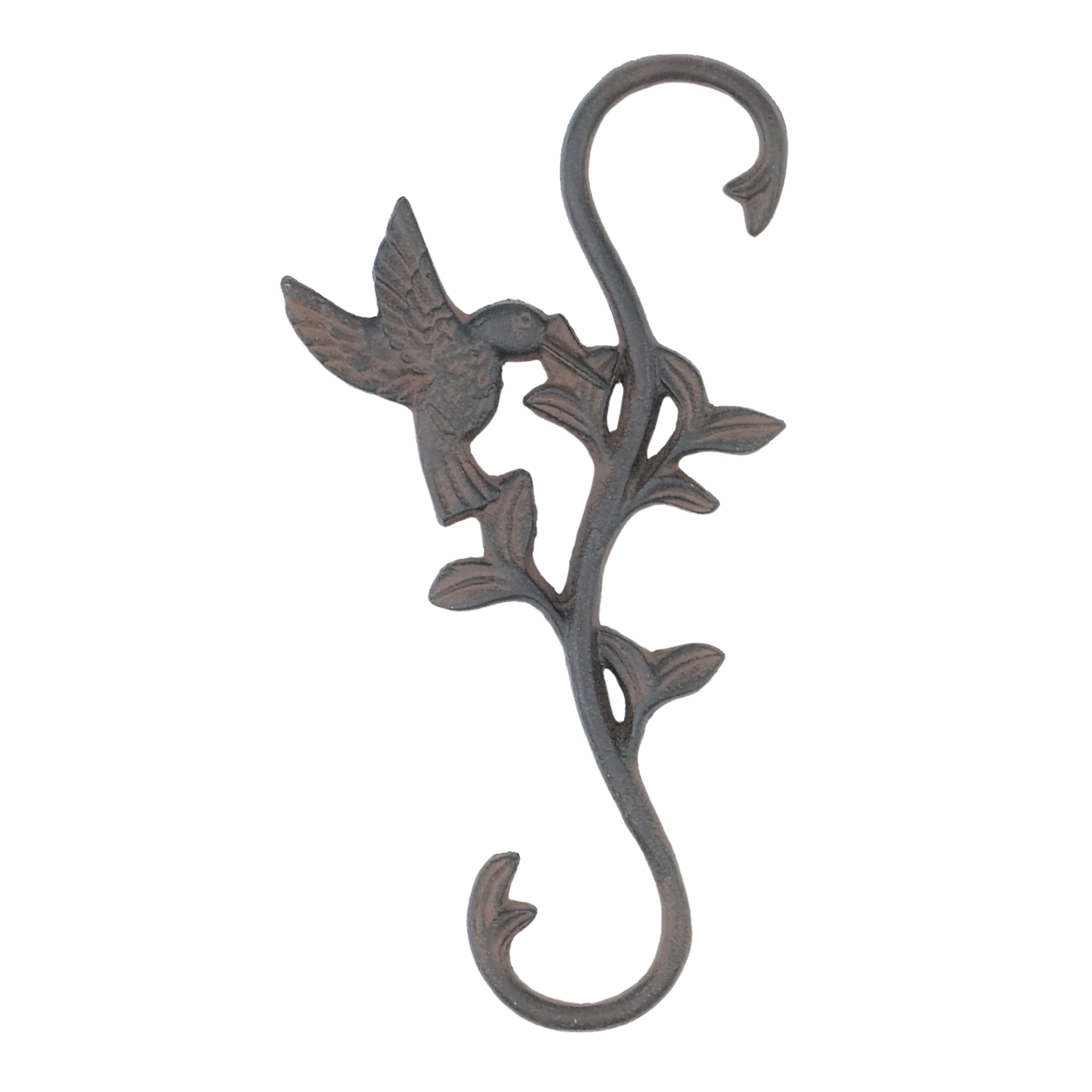 Elegant hummingbird bloom hook for hanging planters