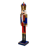 Prime Retreat Nutcracker King statue, giant Christmas decoration for indoor or outdoor holiday displays