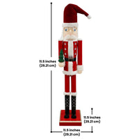 Giant Nutcracker Mr. Claus statue by Prime Retreat, adding a whimsical touch to your holiday decor collection