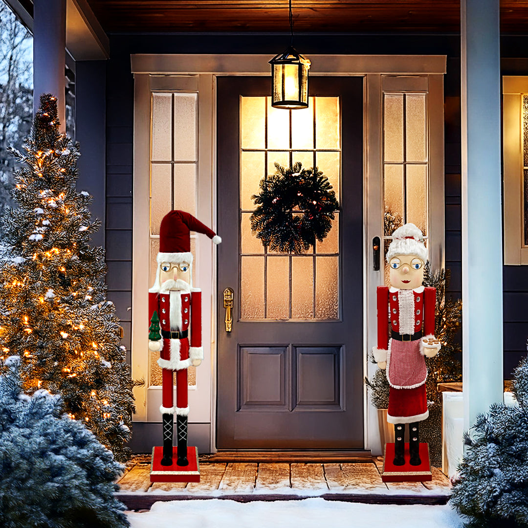 GIANT Nutcracker Mr. Claus Statue by Prime Retreat