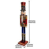 Giant Nutcracker Soldier decor by Prime Retreat, perfect for creating a cheerful holiday ambiance in any setting