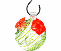 Green Swirl Hummingbird Feeder