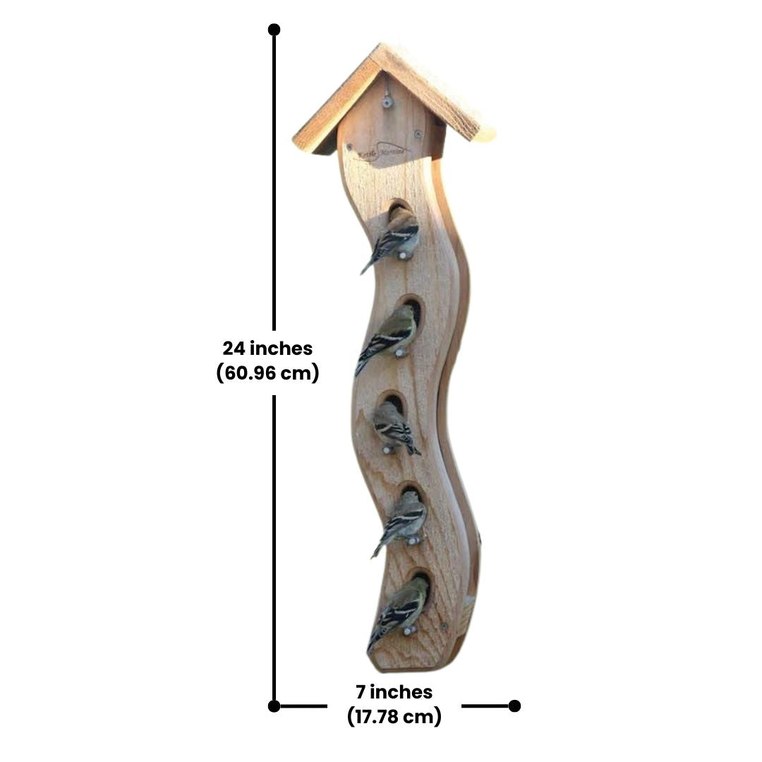 Large Wave Bird Feeder