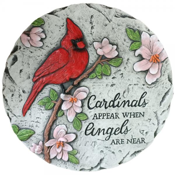 Angels are Near Cardinal Garden Stepping Stone