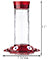 Diamond Ruby Hummingbird Feeder – Elegant and Vibrant Bird Feeder for Gardens