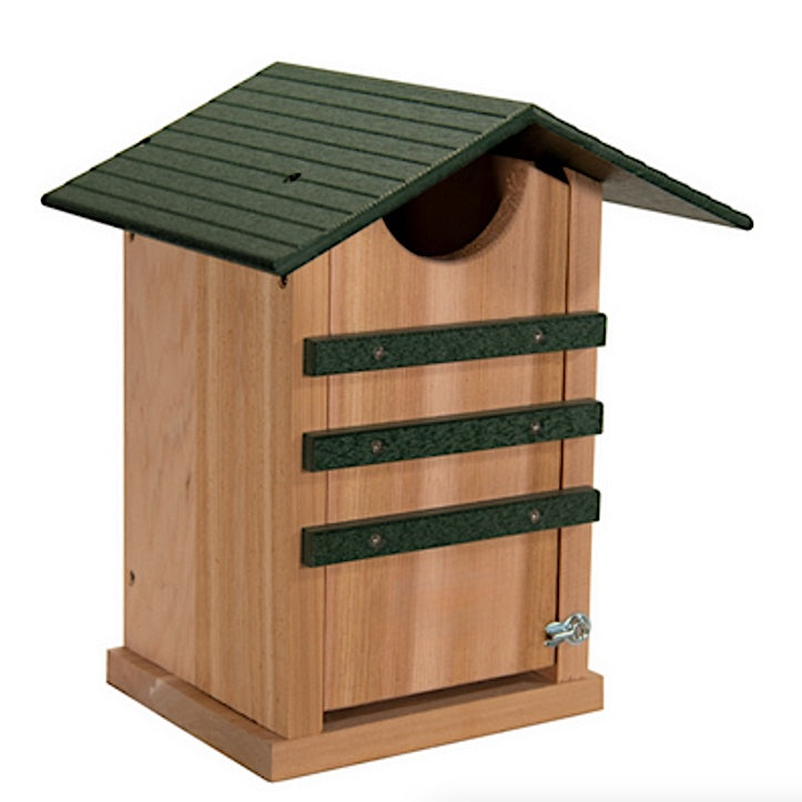 Screech Owl House Poly Roof- Green