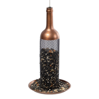 Wine Bottle Bird Feeder