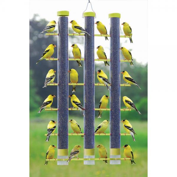 Finches Favorite 3-Tube Thistle Feeder