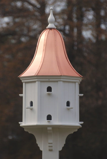 Copper Roof Purple Martin Birdhouse in Vinyl/PVC-12 Entries