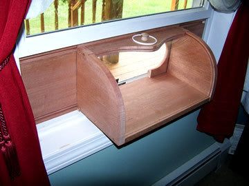 Bread Box Window Bird Feeder