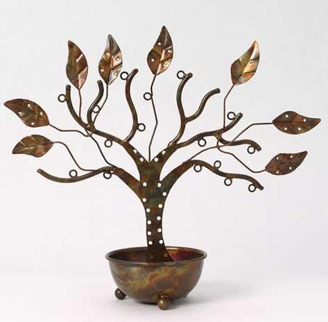 Tree of Life Large Jewelry Tree with Bowl