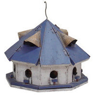 Blue Roof Motel Birdhouse