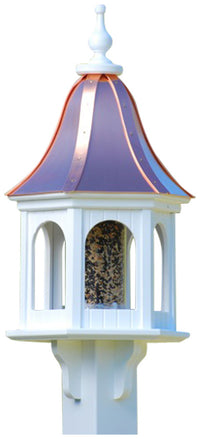 Copper Roof Bird Feeder in Vinyl/PVC