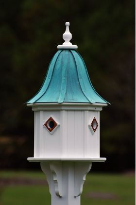 Copper Roof Birdhouse – 34x14 with 4 Portals – Stylish and Spacious Birdhouse for Garden