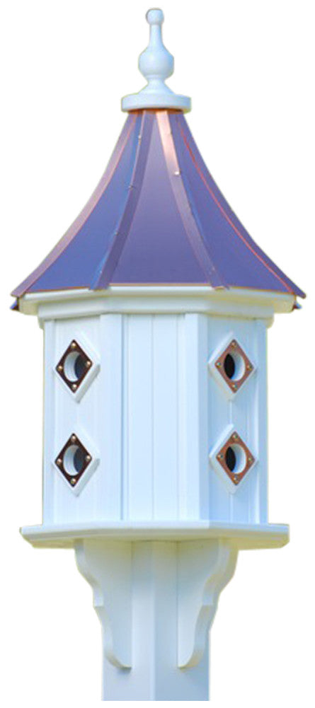 Copper and PVC Two-Story Birdhouse