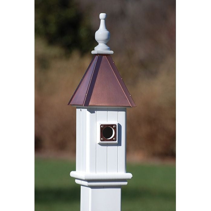 Copper Roof Bluebird House-Vinyl/PVC