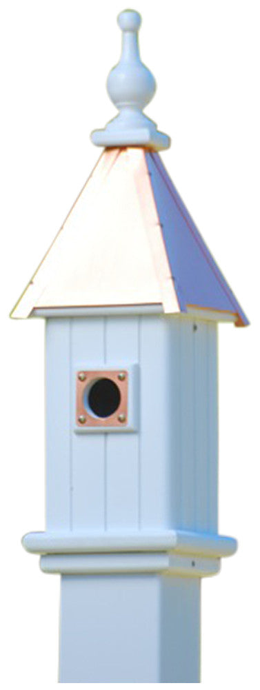 Copper Roof Bluebird House-Vinyl/PVC