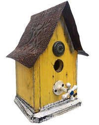 Barnwood & Tin Vintage Birdhouse