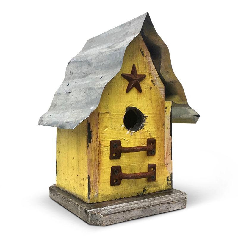 Barn Wood and Tin Rustic Birdhouse