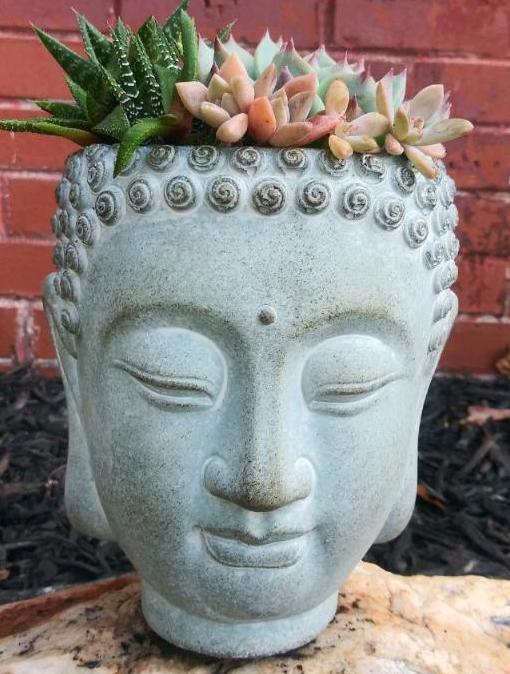 Buddha Head Planter