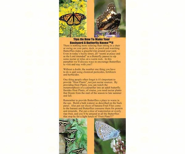 Attracting Butterflies Tips Brochure