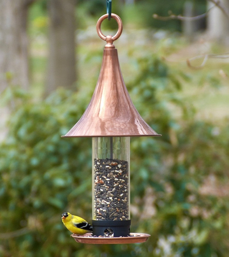 Castella Bird Feeder-Solid Copper