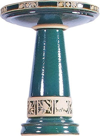 Zanesville Bird Bath with Locking Top- 2 Colors