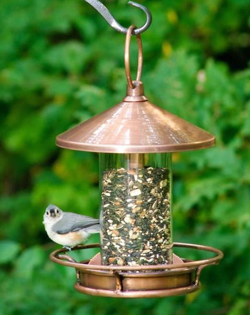 Antique classic copper Bird Feeder