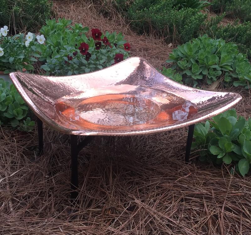 Copper Bird Bath for Garden