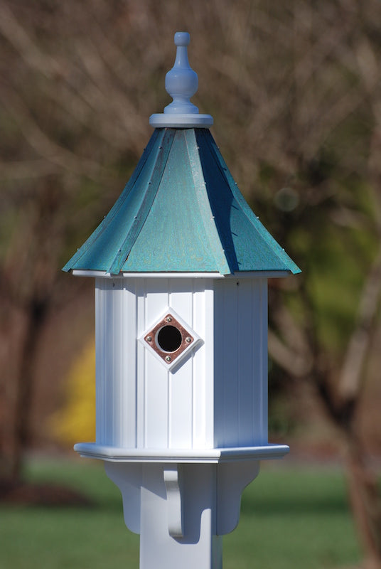 Copper Roof Birdhouse Vinyl/PVC