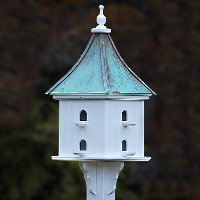 Copper Roof Purple Martin House Vinyl/PVC