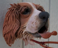 Gargler Ceramic Birdhouse Springer Spaniel