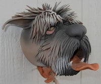 Gargler Ceramic Birdhouse Schnauzer