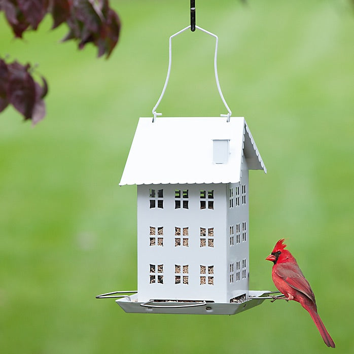 Farm House Hopper Bird Feeder