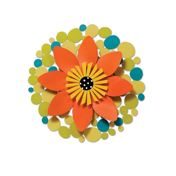 Wall-Mount Kinetic Flower Spinners- 2 Designs