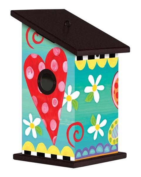 Folk Garden Vinyl Birdhouse